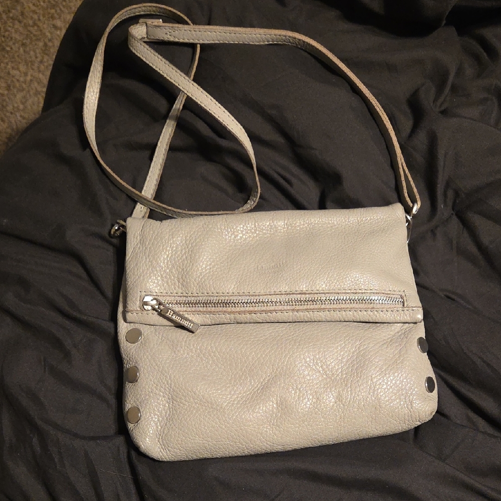 Hammitt Gray Leather Crossbody